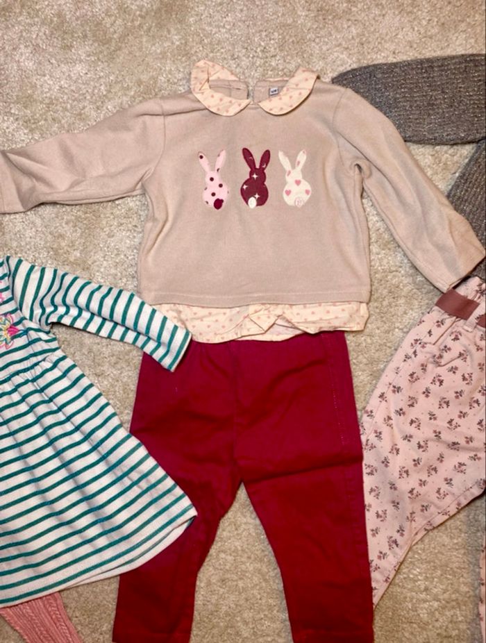 Lot de 3 ensembles taille 12 mois - photo numéro 2