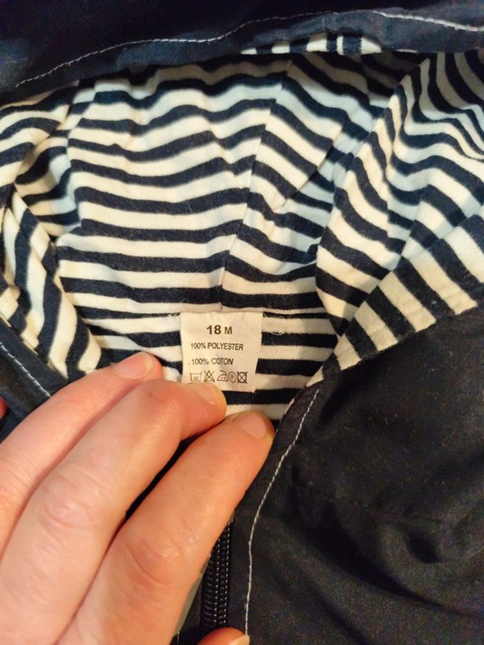 Veste légère marine 18 mois - photo numéro 4