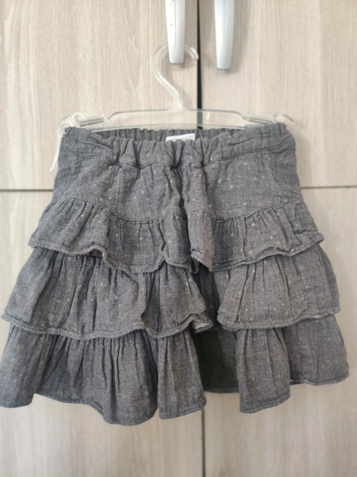 Jupe grise étoile Okaïdi 6 ans - photo numéro 5