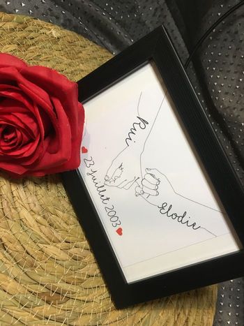 Cadre couple personnalisé