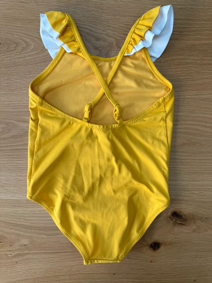 Maillot de bain 1 pièce jaune avec volants - Taille 3 Ans - photo numéro 6