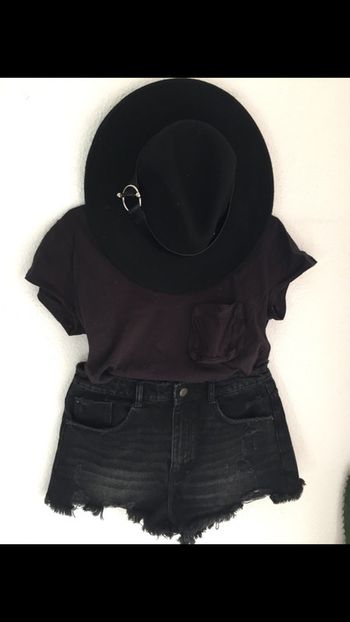 Tee shirt noir Zara
