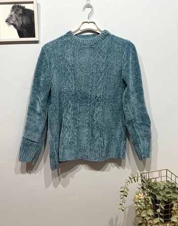 Pulls vintage bleu en coton