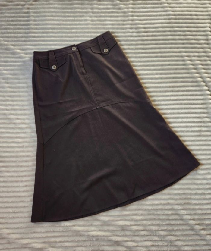 Jupe mi-longue noire Kiabi taille 40 – Très bon état