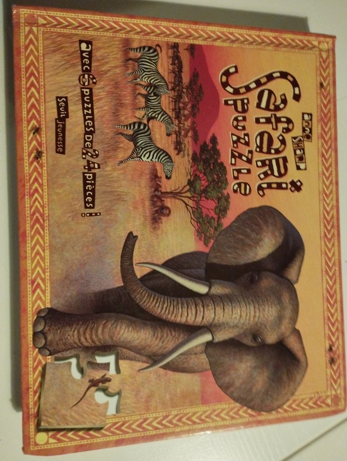 Livre éducatif avec puzzle - photo numéro 5