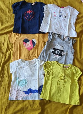 Lot de 6 tee shirt