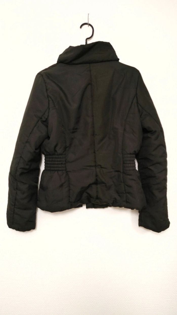 Petite veste doudoune noir cintré - photo numéro 7