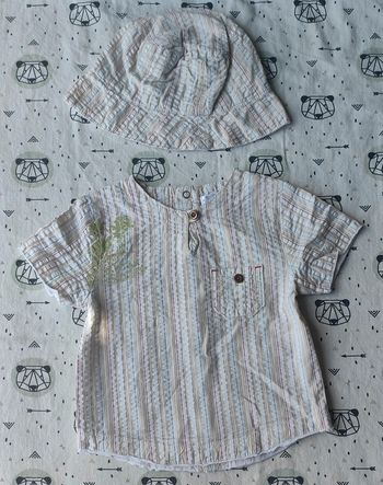 Tee-shirt + bob taille 6 mois