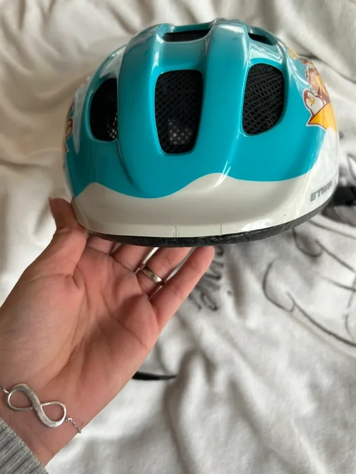 Casque de vélo btwin arche de Noé 46 cm à 53 cm - photo numéro 8