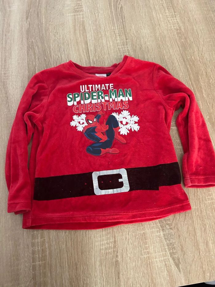Haut de pyjama Spiderman chaud 3/4 ans