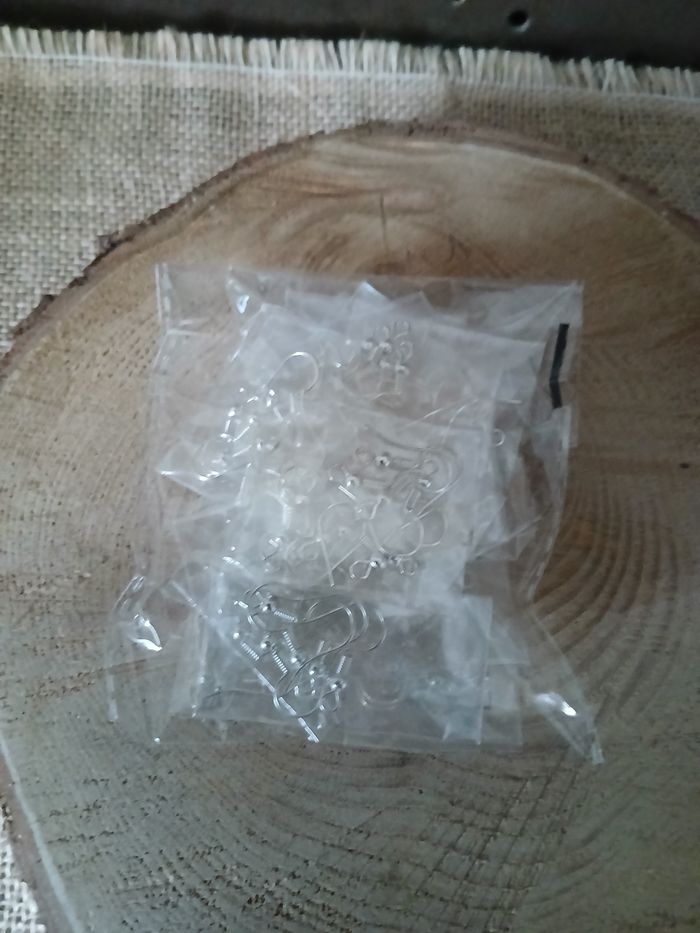 Lot de 144 crochets à boucles d’oreille argenté - photo numéro 3