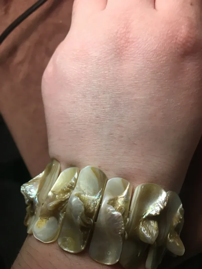 Bracelet en nacre naturelle - photo numéro 6
