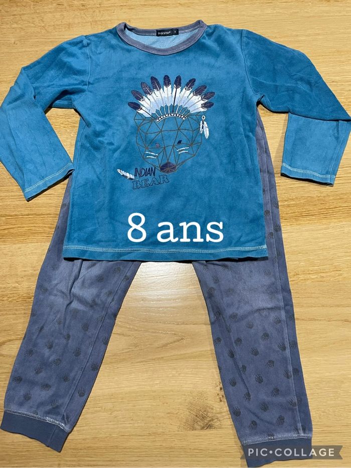 Pyjama velours 8 ans