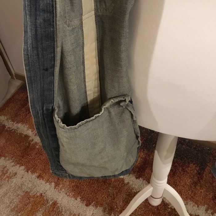 Veste mi longue en jean - photo numéro 6