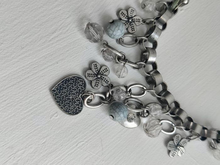 Collier breloque argenté - photo numéro 3