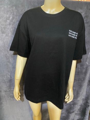 Teeshirt noir  Orlon  taille  M imprimer