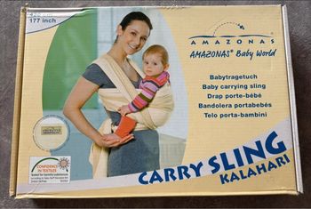 Drap porte bébé Amazonas baby world carry sling Kalahari Neuf