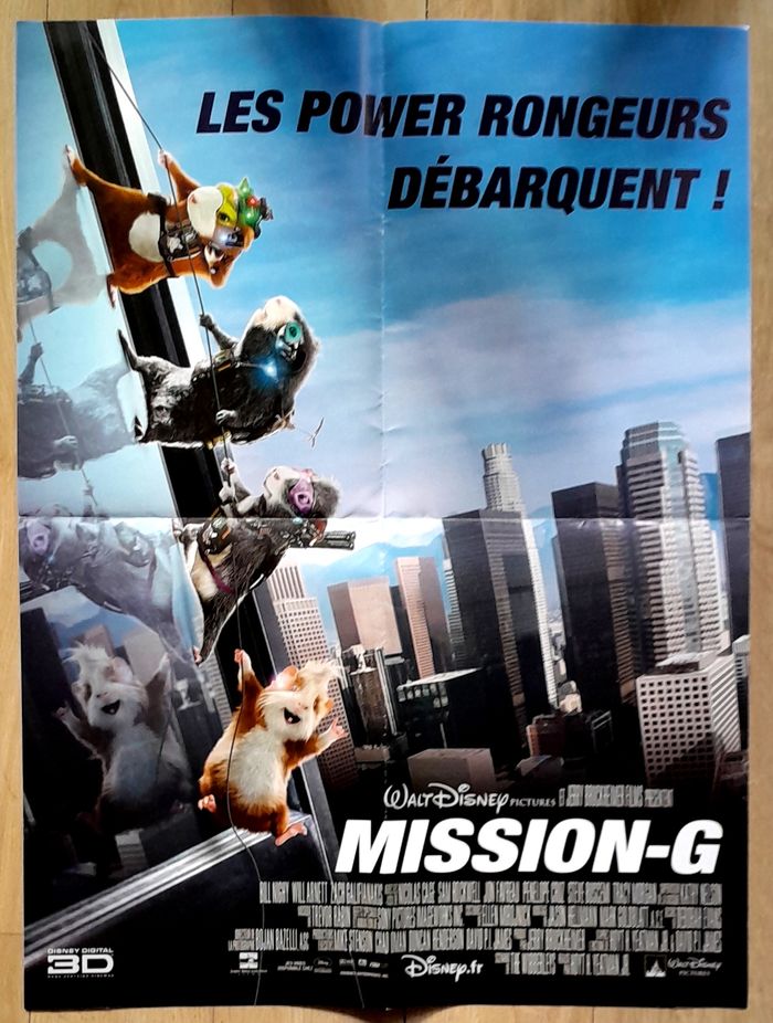 affiche film cinéma Mission-G dessin animé
