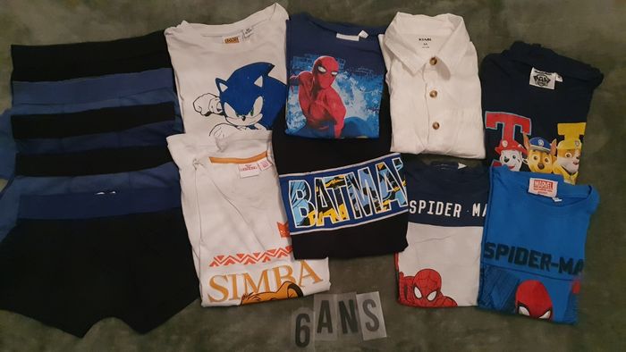 Lot t-shirts 6 ans
