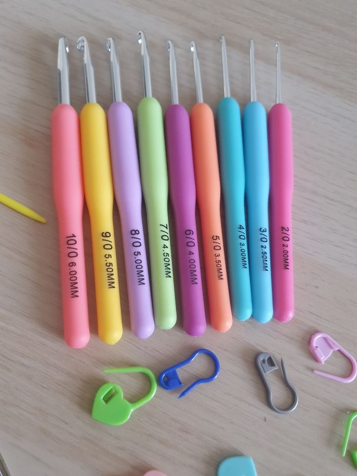 Kit complet de crochet – crochets ergonomiques + accessoires - photo numéro 2