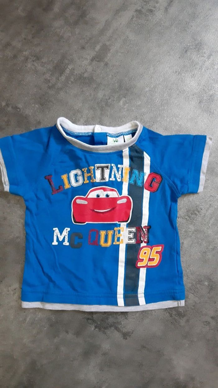 T-shirt manche courte Cars garçon 100% coton