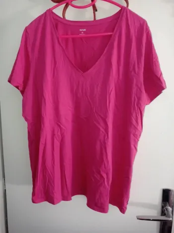 T-shirt manche courte Rose femme