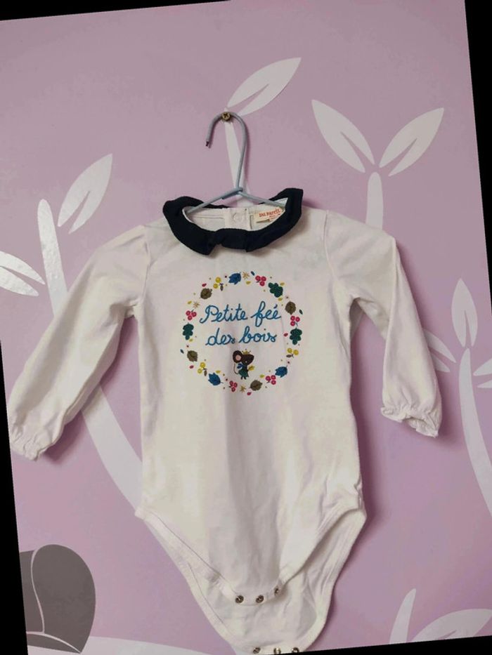 Lot 4 body manches longues 6 mois - photo numéro 7