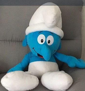 VINTAGE Enorme schtroumpf xxl peluche 88 cm