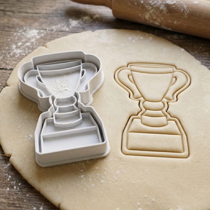 Emporte-pièce Trophée Découpoir Coupe pour Biscuits Sablés et Pâte à Sucre