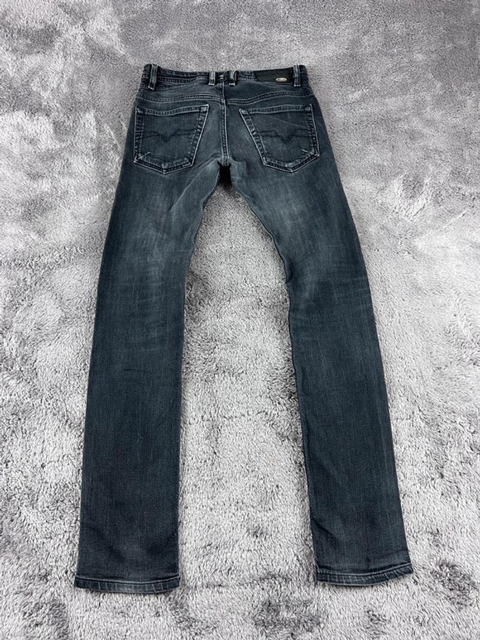 Jean slim Diesel effet délavé noir – Taille XS