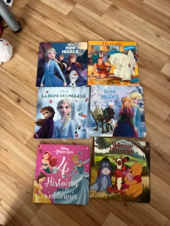 Lot 6 livres Disney souple