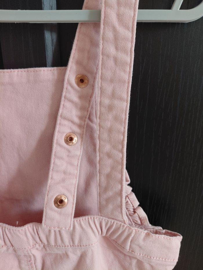 Salopette rose taille 2 à 4 ans vêtement évolutif In extenso - photo numéro 3