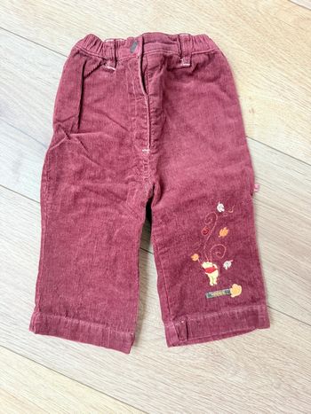 Pantalon côtelé Disney en 12mois/1an