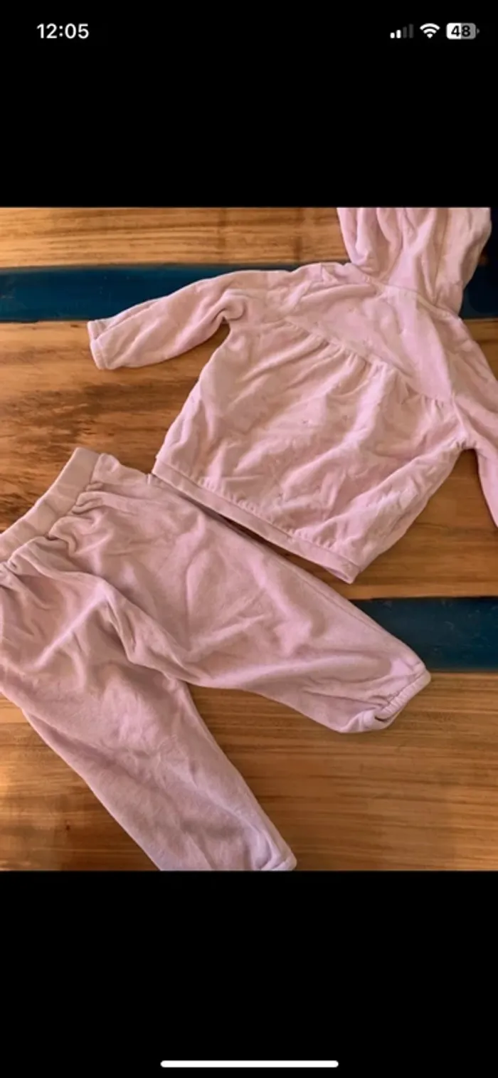 Ensemble survêtement velours sergent major taille 2 ans - photo numéro 8