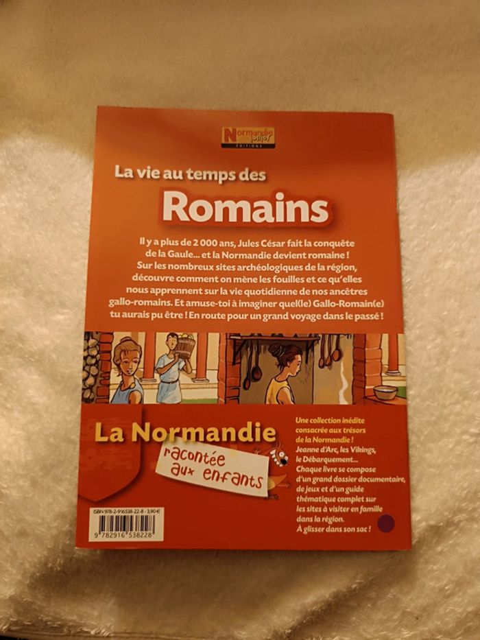 Livre : La vie au temps des Romains _ Normandie Junior - photo numéro 6