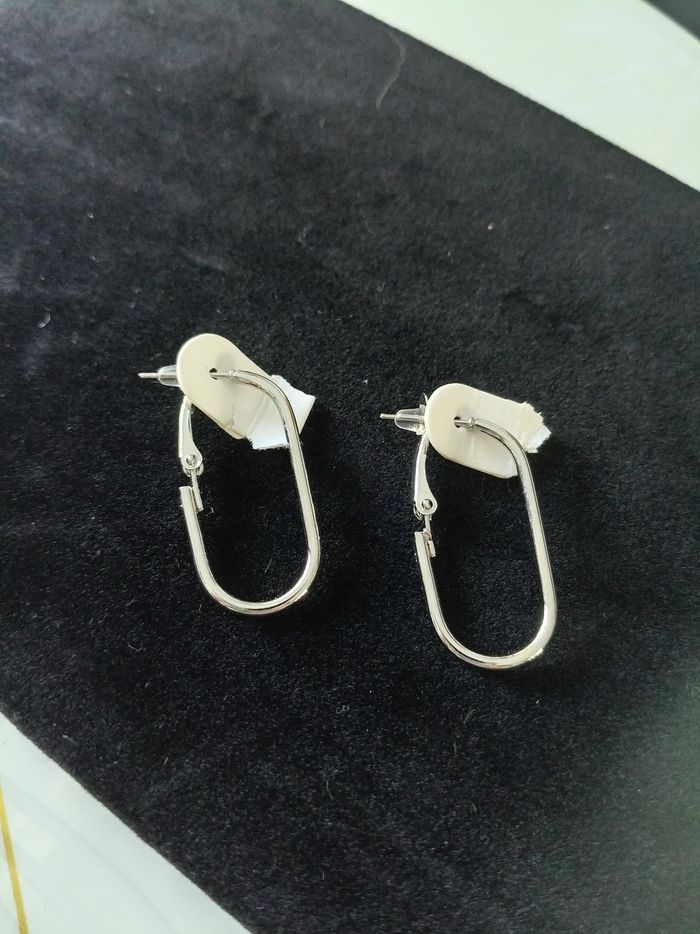Boucles d'oreilles ovales - photo numéro 2