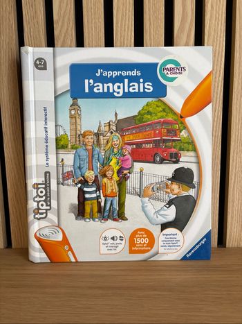 Livre Tiptoi j’apprends l’anglais