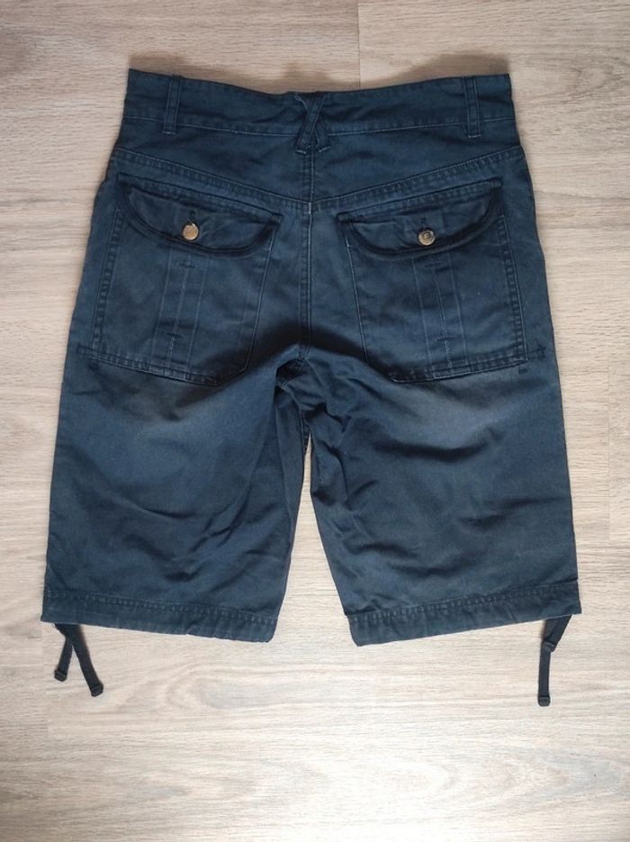 Short noir bleuté effet délavé / Cargo - 36/S à 38/M - photo numéro 10