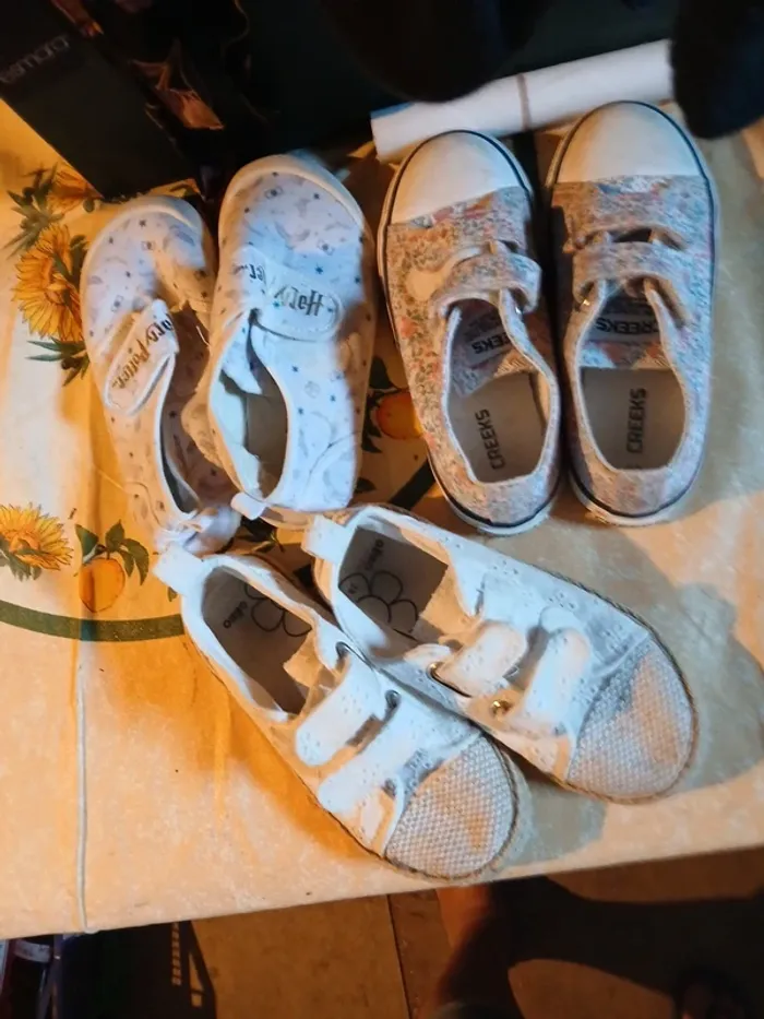 Lot de 3 paires basket fille t 28
