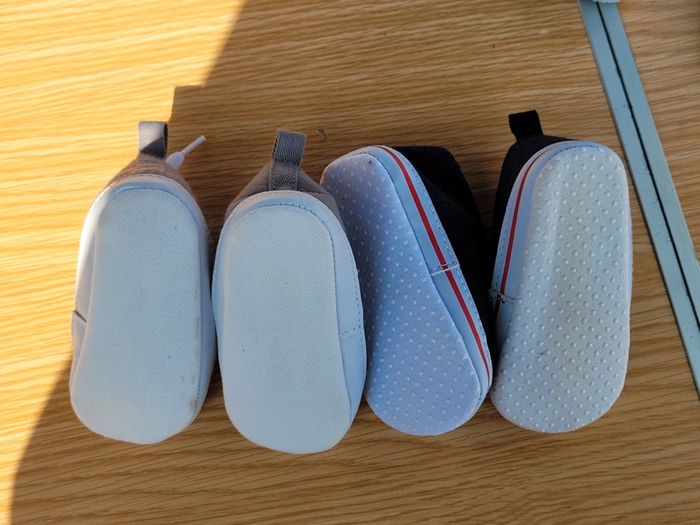 Lot de 2 paires de tennis naissance garçon - photo numéro 3
