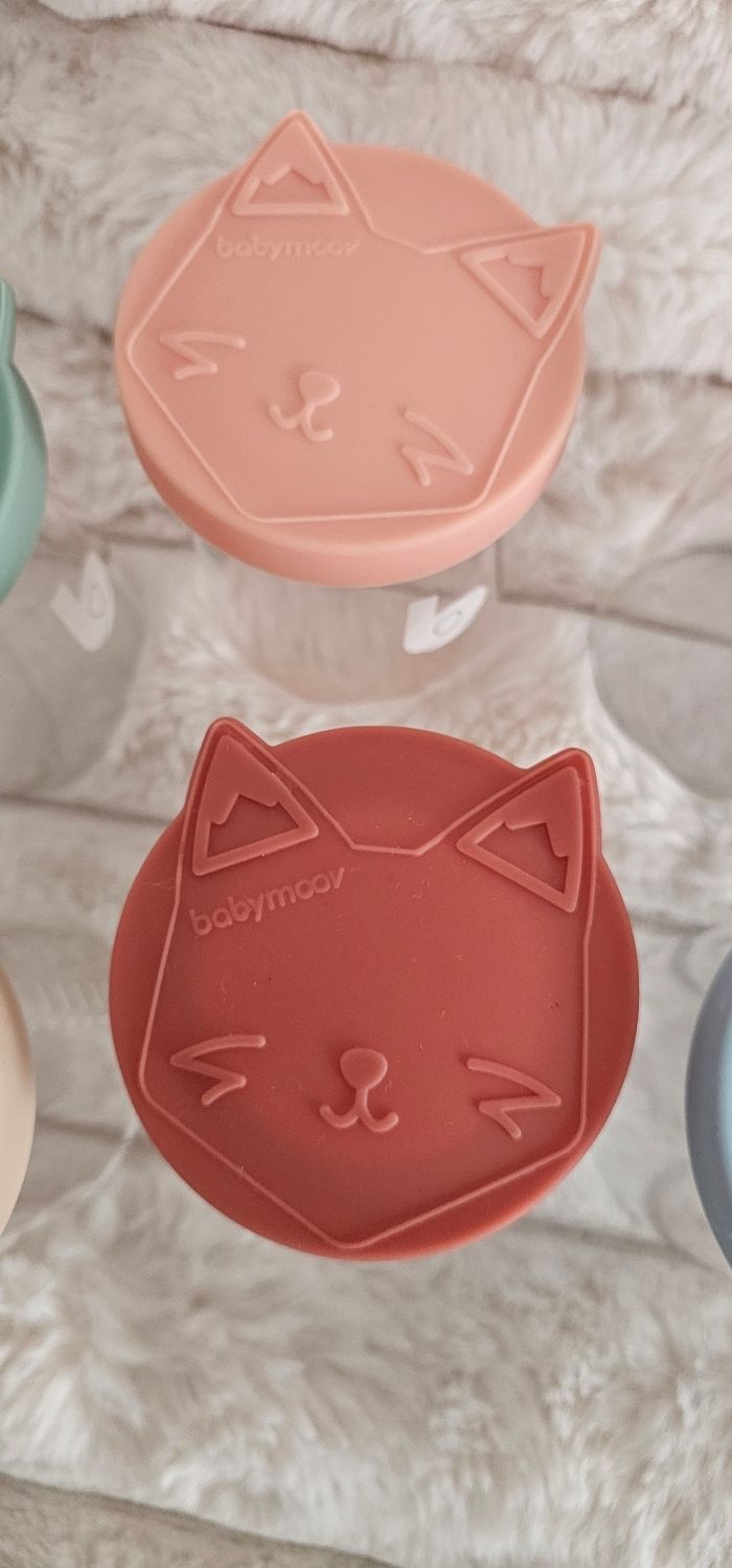 Lot de 6 pots en verre Babymoov chat 🐱 - photo numéro 7