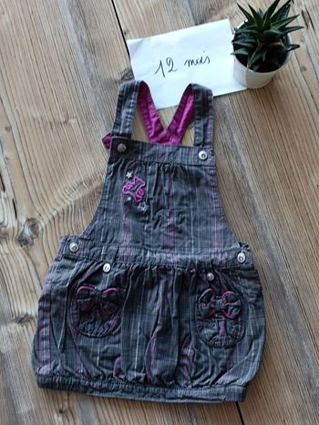 Robe salopette 9 mois
