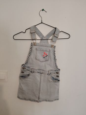 Robe salopette en jean