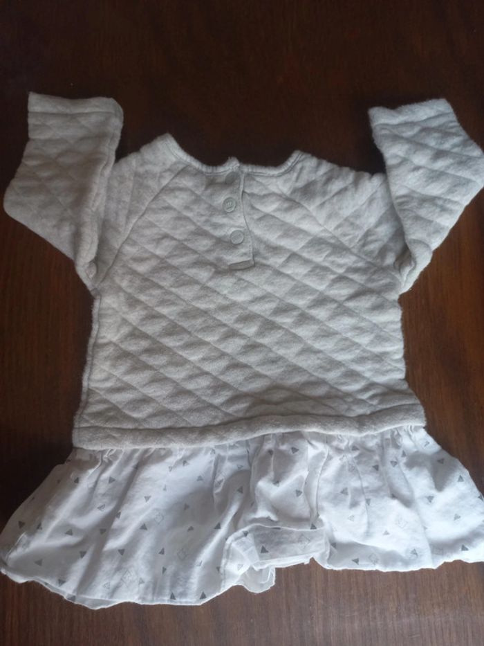 Robe-sweat grise dpam 3mois - photo numéro 2