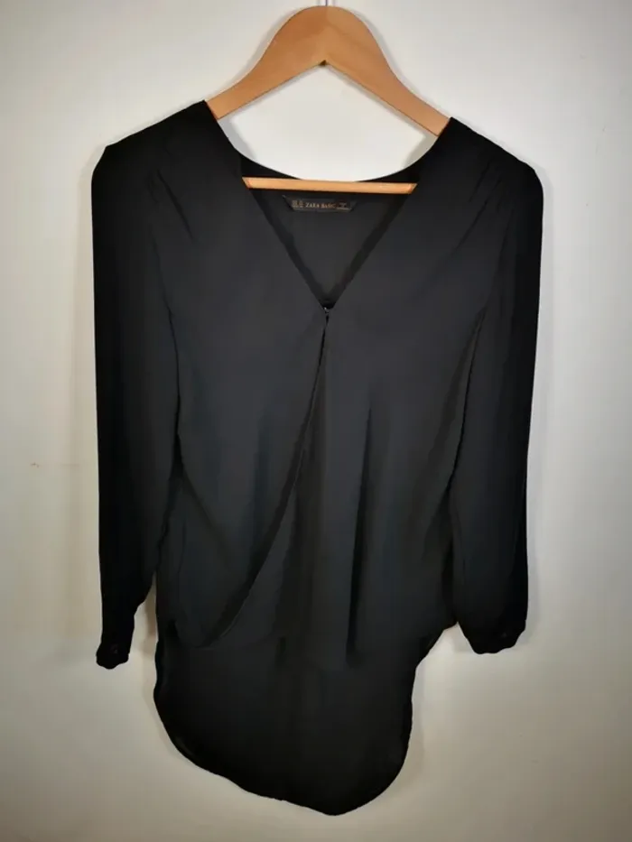 C35 blouse noir zara XS