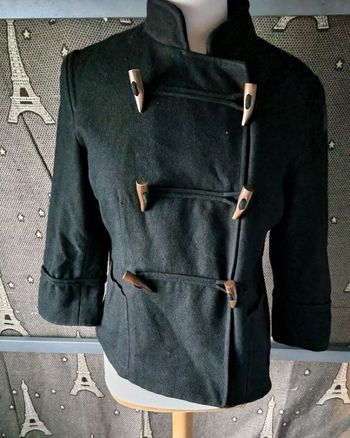 Veste noir taille L (duffle-coat)