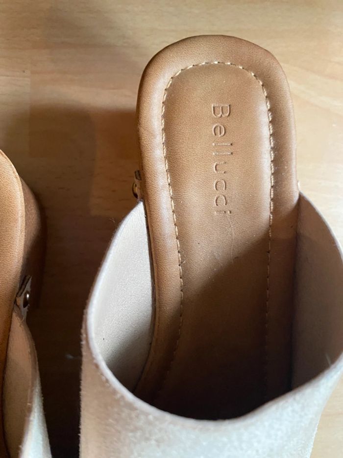 Sabots légers beiges cloutés 38 - photo numéro 4