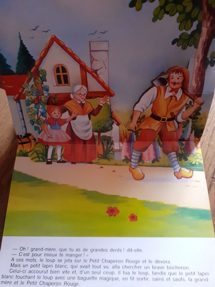livre pop-up vintage petit chaperon rouge - photo numéro 7