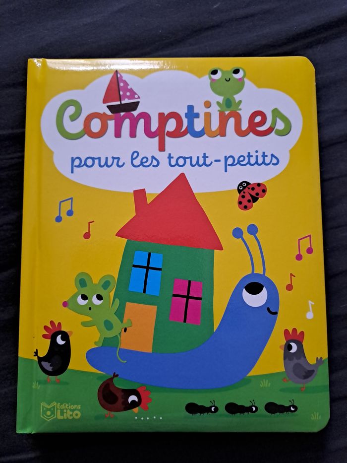 Livre de comptines pour les tout petits
