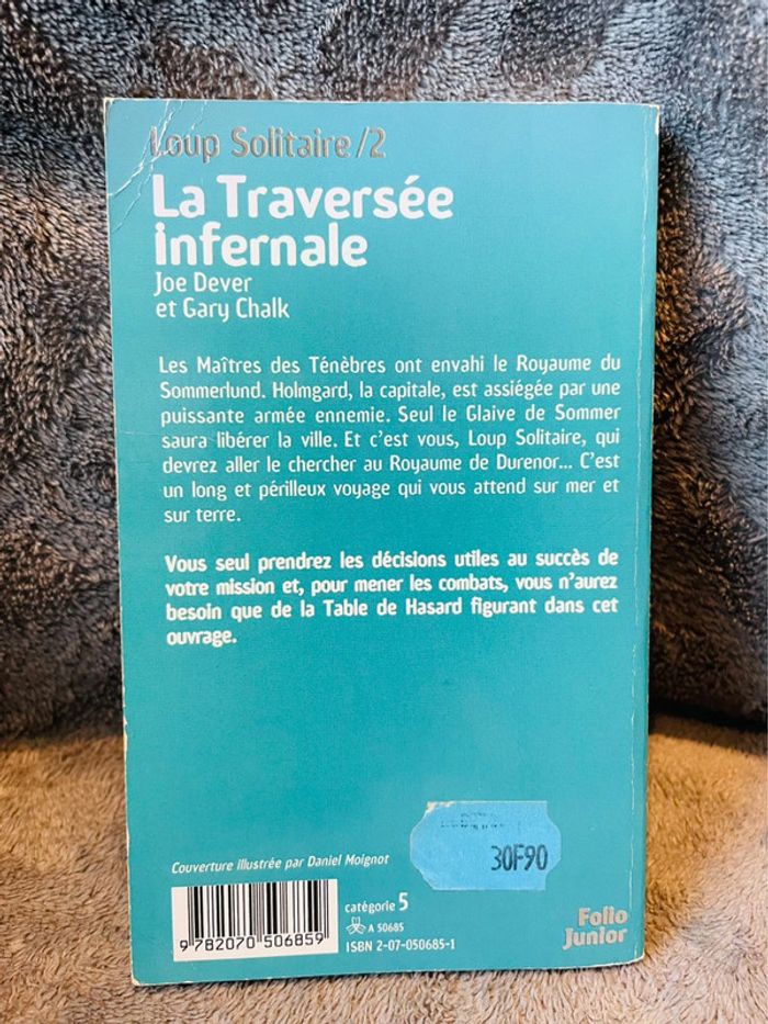 Livre dont vous êtes le héros le loup solitaire la traversée infernale V1 - photo numéro 3